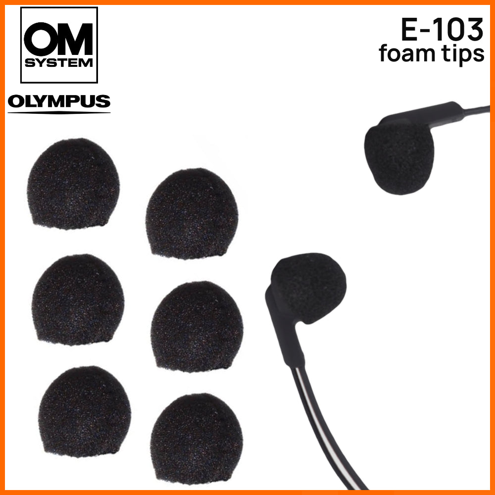 Olympus E103 replacement ear foam tips sponges E102 E99 OM System Australia