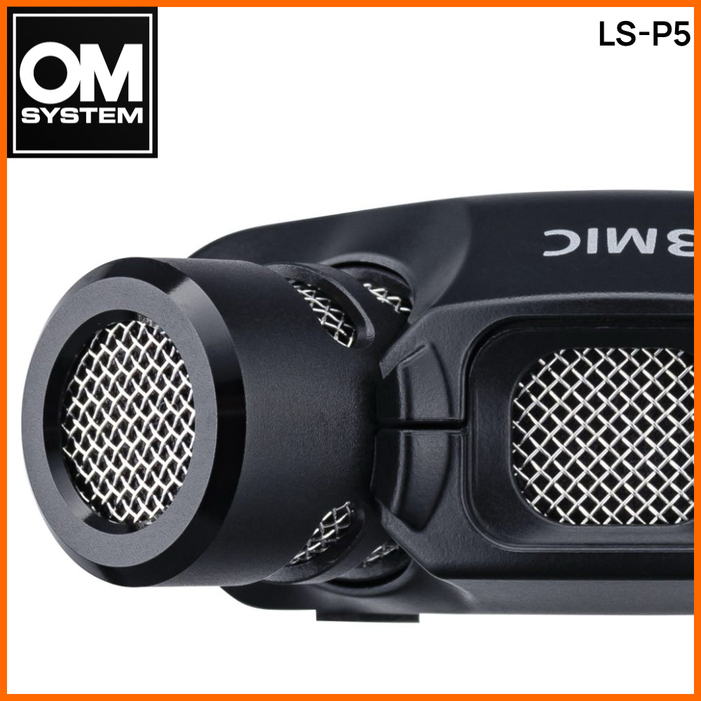 OM System LS-P5 Triple Mic TRESMIC Linear PCM Audio Recorder