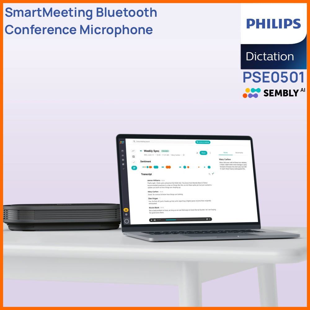 Philips SmartMeeting Wireless Conference Meeting Microphone PSE0501