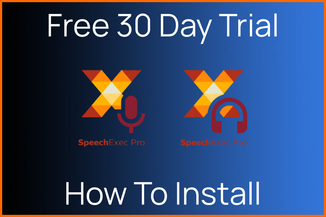 How to install Philips SpeechExec Pro v12 - 30 Day Free Trial - Dictate or Transcribe