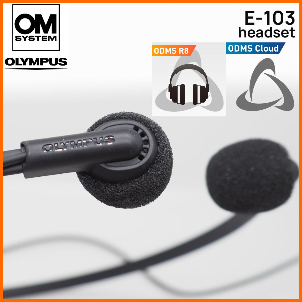 Olympus E103 pro transcription typing transcriptionist headset Olympus Australia