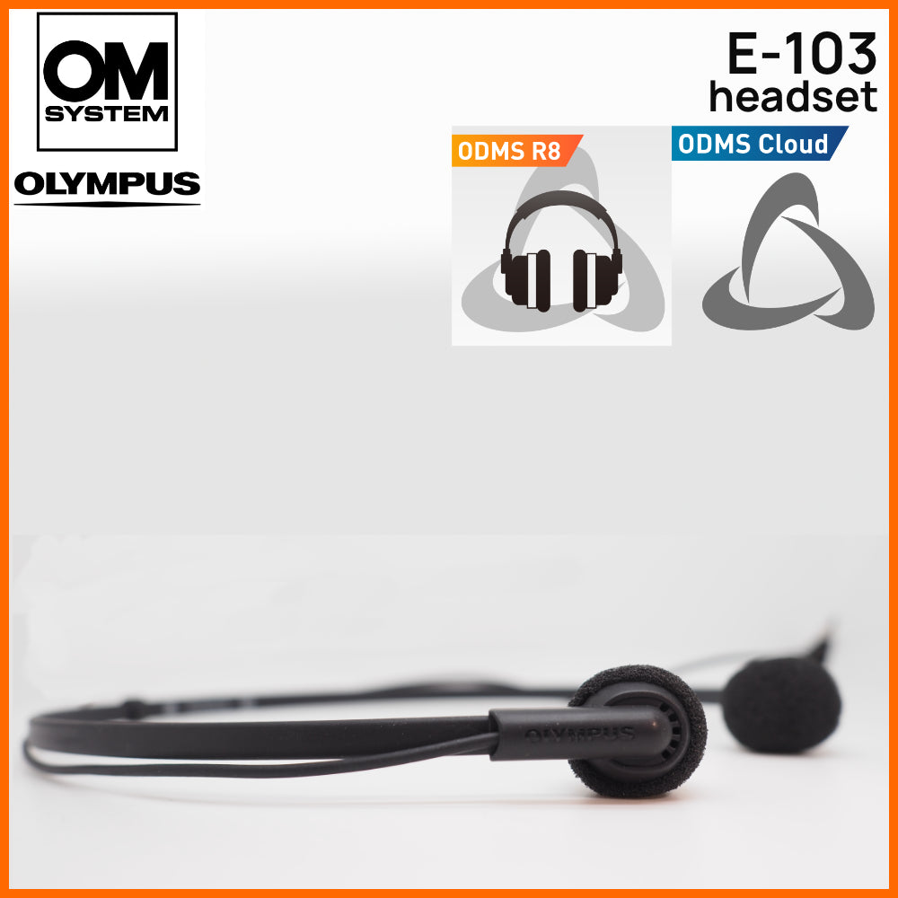 OM E-103 Transcription Typing Headset