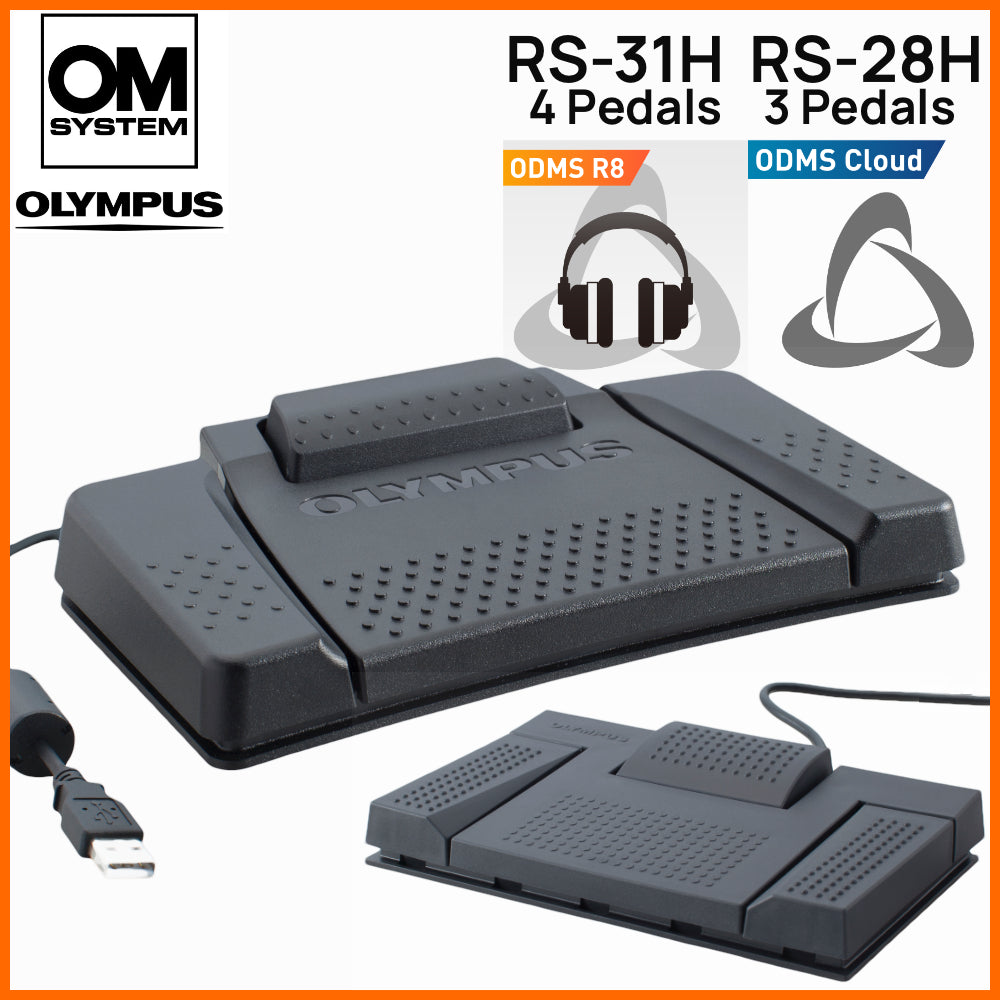Olympus RS-31H RS-28H transcription typing foot pedal for ODMS Transcription Module TM and ODMS Cloud Australia