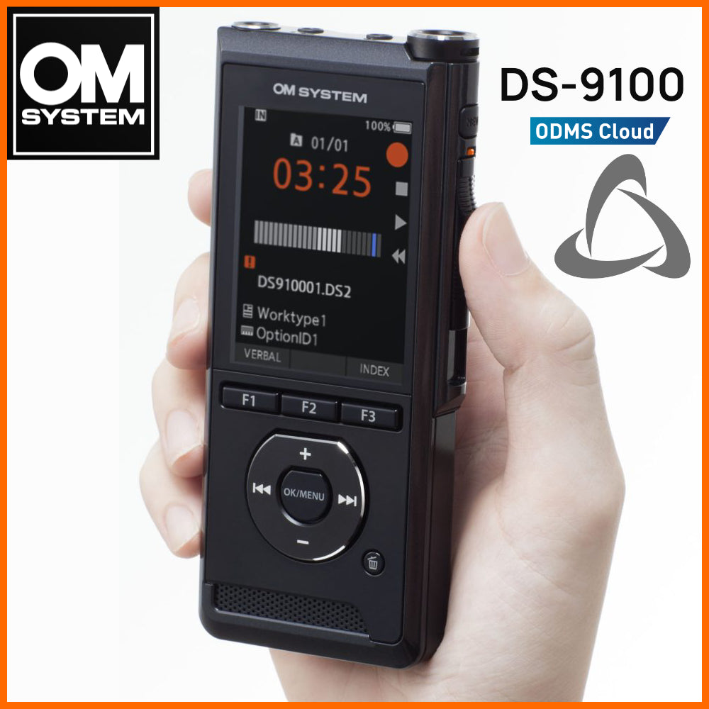 OM DS-9100 Digital Dictaphone with ODMS Cloud Australia