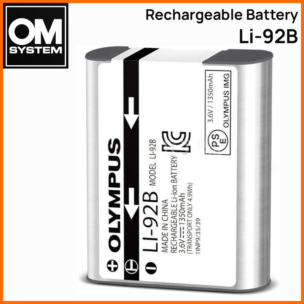 Olympus Li-92B OM System Spare Replacement Rechargeable battery