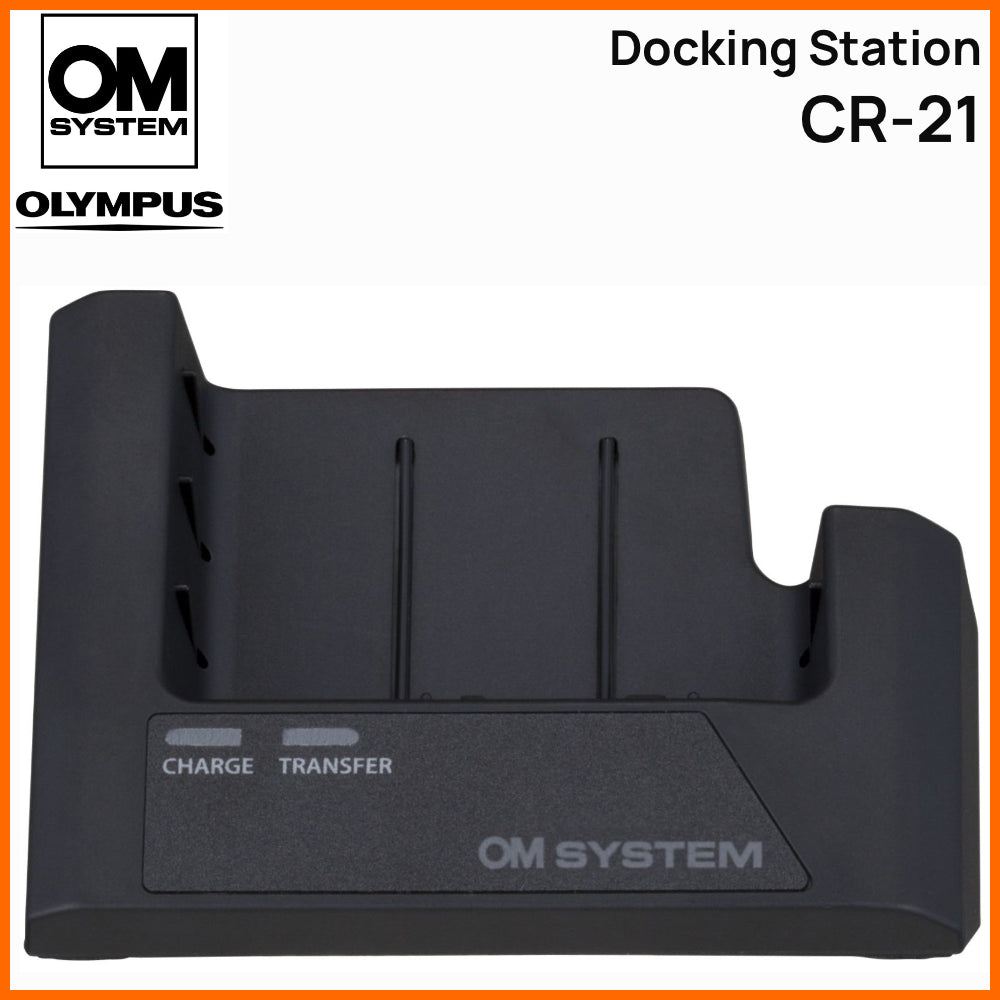 Olympus CR21 replacement docking station for DS series digital dictaphones OM System
