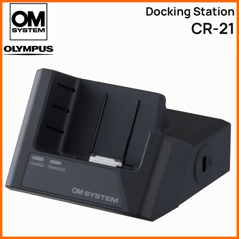 Olympus CR21 replacement docking station for DS series digital dictaphones OM System
