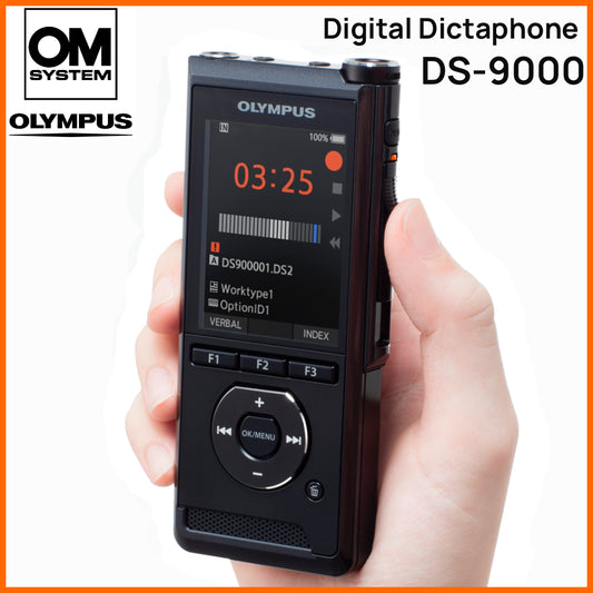 Olympus DS-9000 Pro Digital Dictation Dictaphone Kit for Windows & Mac