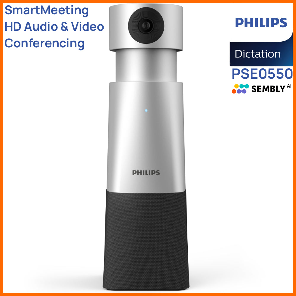 Philips SmartMeeting HD 360° Video & Audio Conference Mic and Camera PSE0550